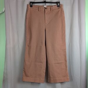 GAP Women's Tan Wide Legged Cropped Pants
